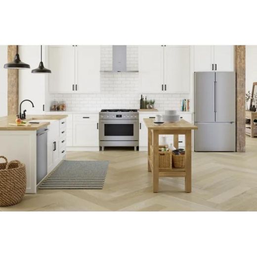 36" 20.8 Cu.Ft. Counter-Depth French 3-Door Refrigerator