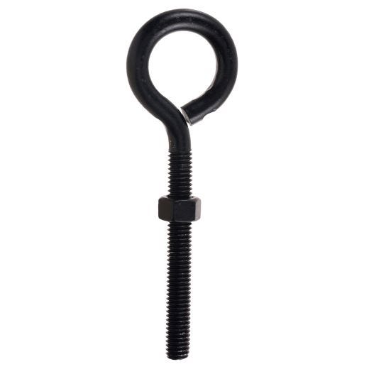 Black Eyebolt With Nut 3/8-16X5"