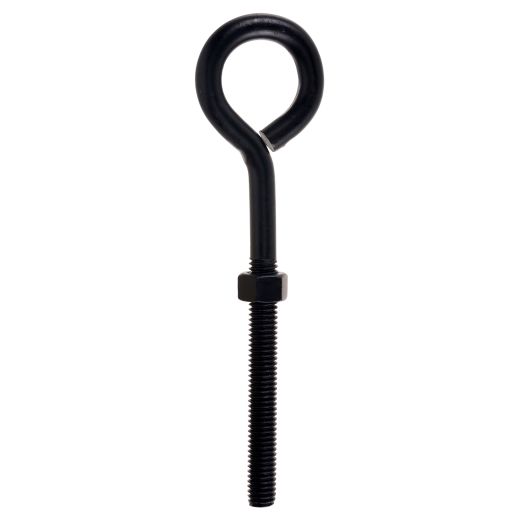 Black Eyebolt With Nut 3/8-16X6"