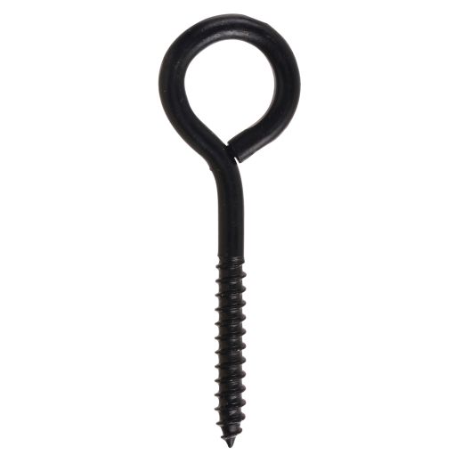 Black Lag Eyebolt 1/4X3"