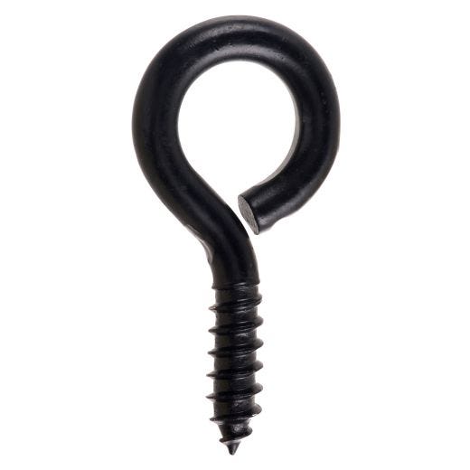 Black Lag Screw Eye .263X2-5/8"