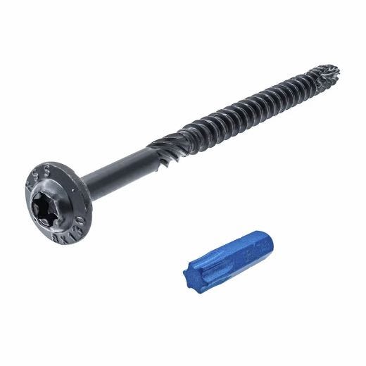 GRK Black Structural Screw RSS 3/8"X5-1/8"