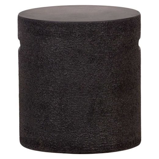 Table d’Appoint/Tabouret en Granit Noir