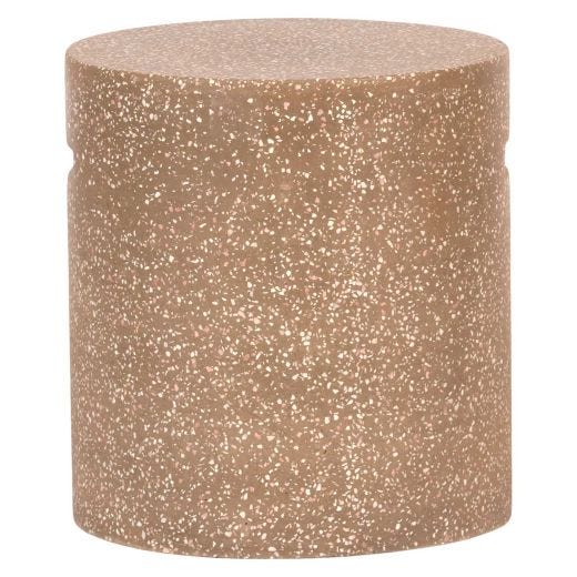 Table d’Appoint/Tabouret en Terrazzo