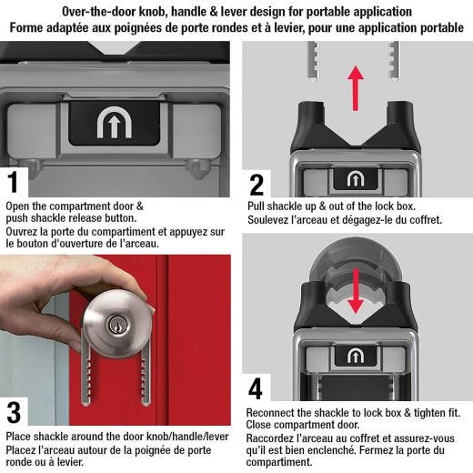 2-7/8" Wide Set Your Own Combination Universal Lock Box