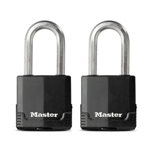 2-1/8" Wide Magnum Laminated Steel Padlock With 2" Shackle