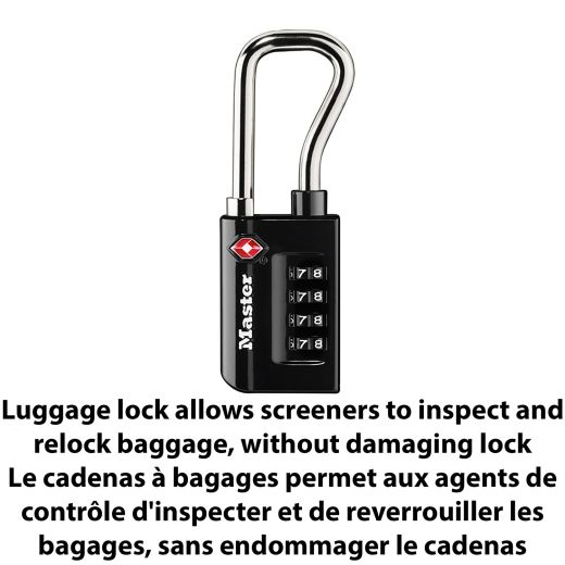 1-5/16" Set Your Own Resettable Combination Luggage Lock