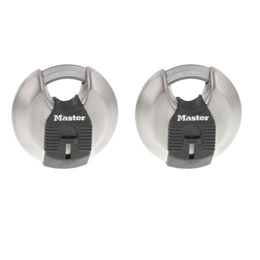 2-3/4" Magnum Stainless Steel Discus Shrouded Shackle-2/Pack