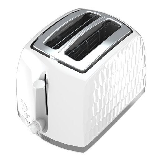 Black + Decker Toaster 2 Slice- White