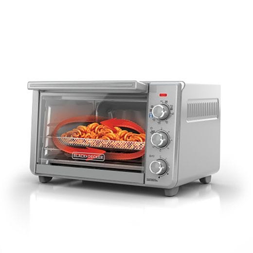 Black + Decker Toaster Oven Air Fryer 6 Slice