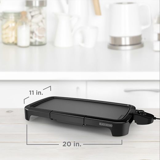 Black + Decker Electric Griddle- Black