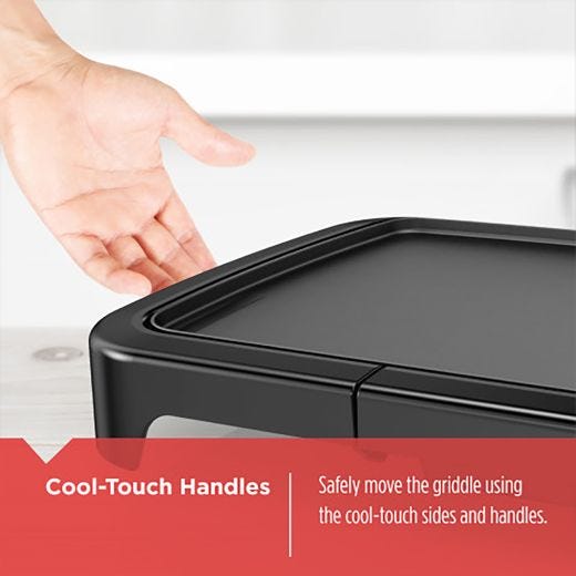 Black + Decker Electric Griddle- Black
