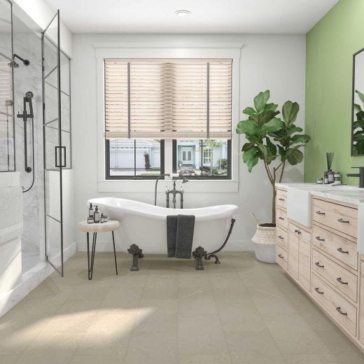 12"x24" Difference Tile Vinyl Composite 19.38Sq-Ft