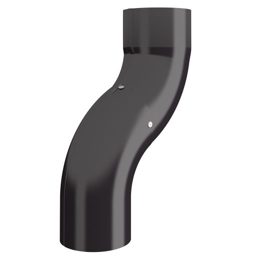 4" Offset 4" Black