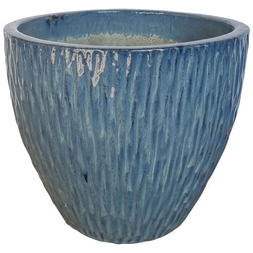 Pot en Céramique Émaillée 10" - Couleurs Assorties