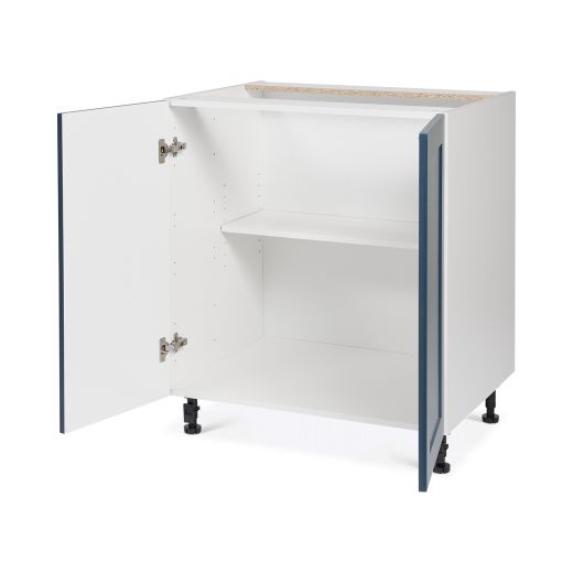 Base Cabinet 2 Door 30 Shaker Dark Blue