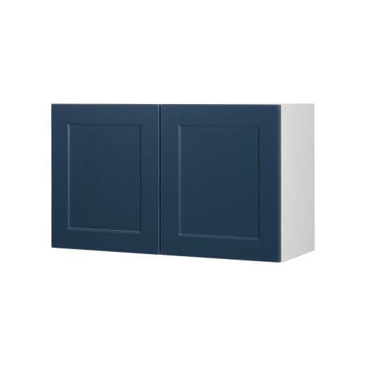 Wall Oven Cabinet 30x18 Shaker Dark Blue