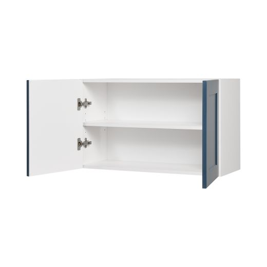 Wall Oven Cabinet 30x18 Shaker Dark Blue