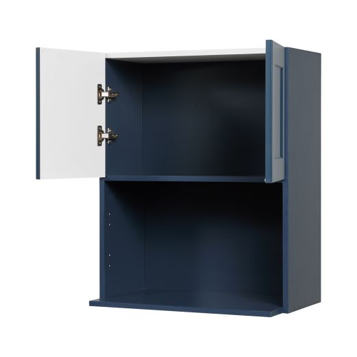 Wall Micro-Wave Cabinet 24x30 Dark Blue