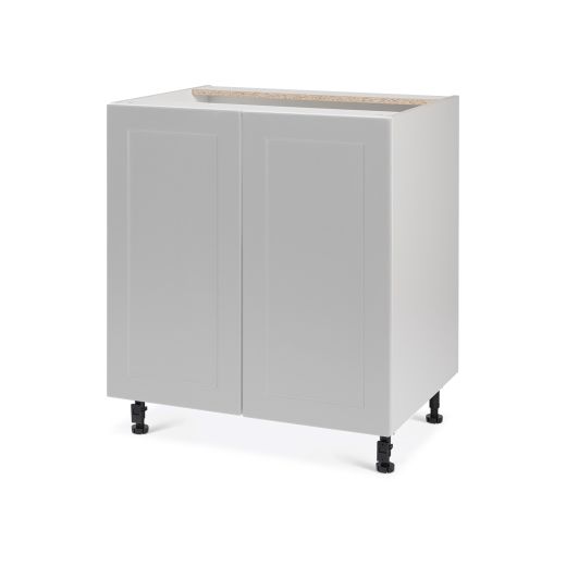 Base Cabinet 2 Door 30 Shaker Light Grey