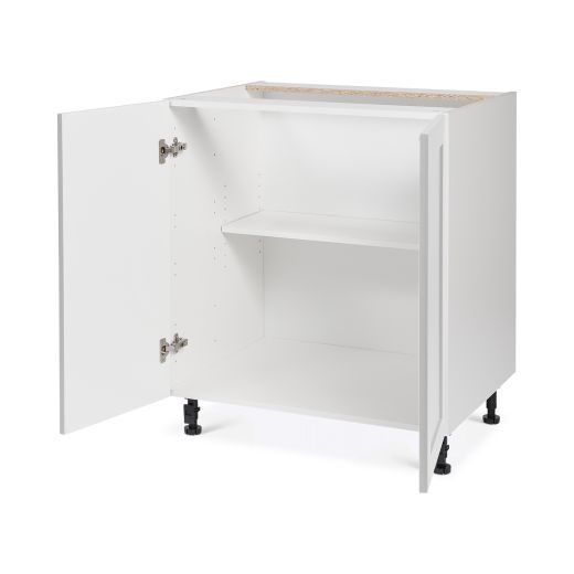 Base Cabinet 2 Door 30 Shaker Light Grey