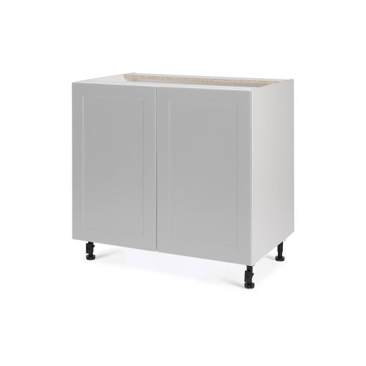 Base Cabinet 2 Door 36 Sink Base Shaker Light Grey