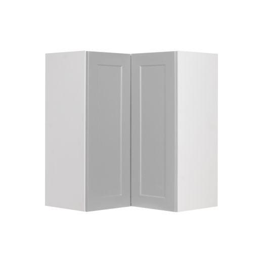 Wall Corner Cabinet 24x24 Shaker Light Grey