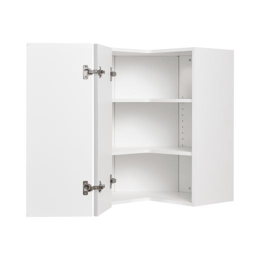 Wall Corner Cabinet 24x24 Shaker Light Grey