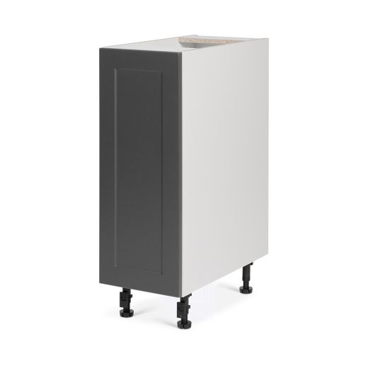 Base Cabinet 1 Door 9 Shaker Moonlight Grey