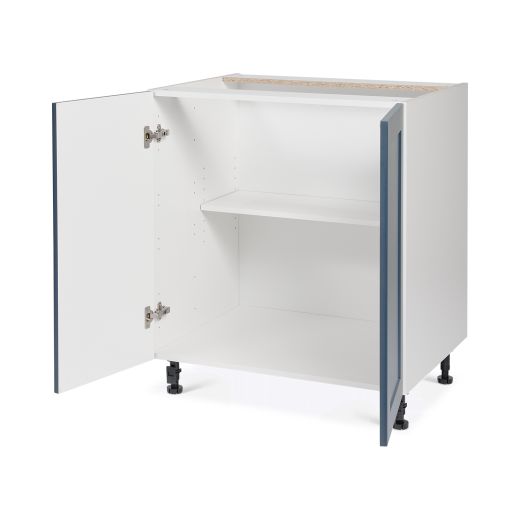 Armoire de Base 2 Portes 30 Shaker Gris Clair de Lune