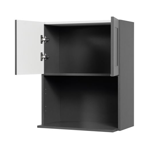 Wall Micro-Wave Cabinet 24x30 Moonlight Grey
