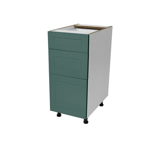 Armoire de Base 3 Tiroirs 15 6/9/15 Shaker Vert