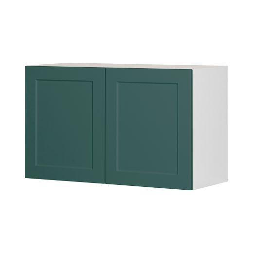 Wall Oven Cabinet 30x18 Shaker Dark Green Luminia