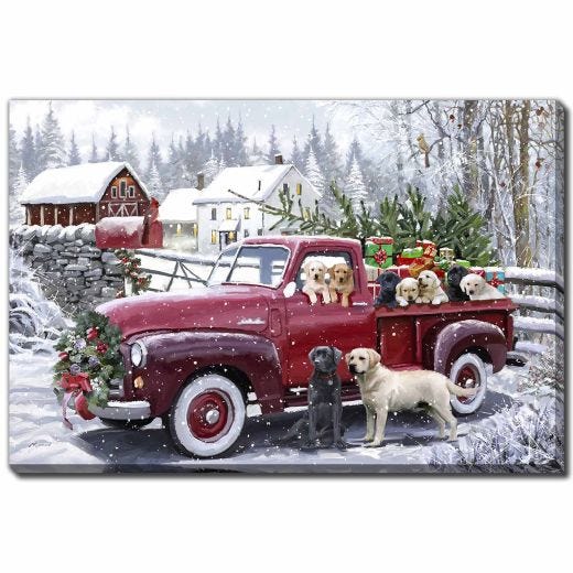 Christmas Delivery 25"x37"