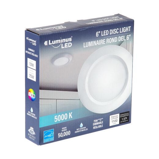 Luminus 4" 5000K LED Disc Light