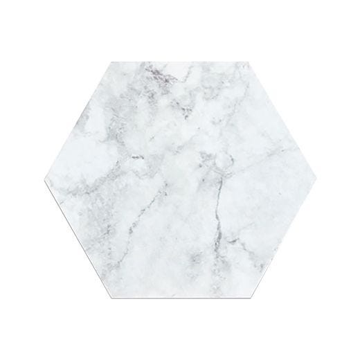 Carreaux de sol hexagonaux autocollants Milena - 10/paquet