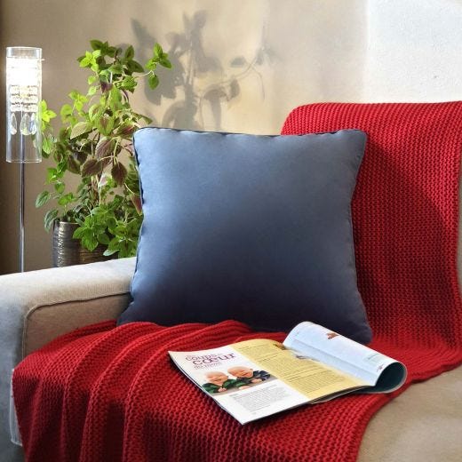 Seren Velvet and Plush Throw 50 x 60