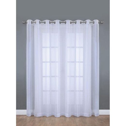 Voile Extra Grommet Curtain Panel 112 x 84