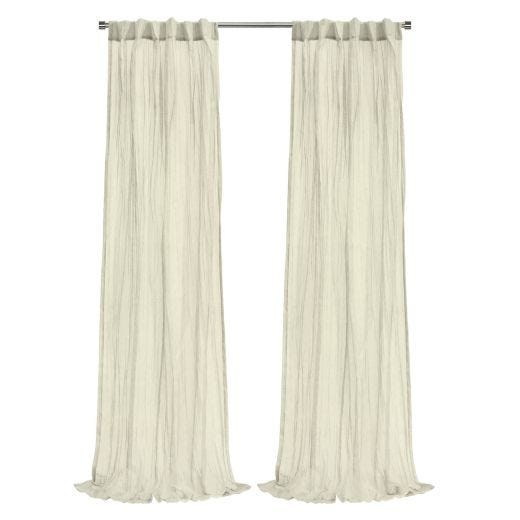 Panneau de Rideau Transparent à Double Tête Paloma 52 x 84