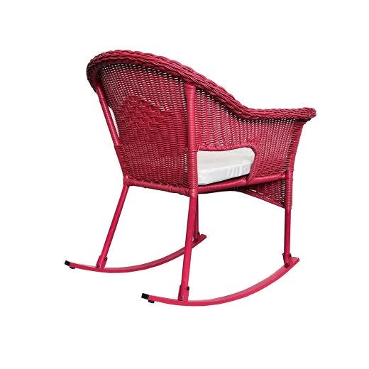 Algonquin Rocker With Cushion-Blissful Berry