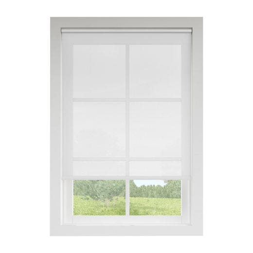 Solar Roller Shade 37"x72"- Chalk