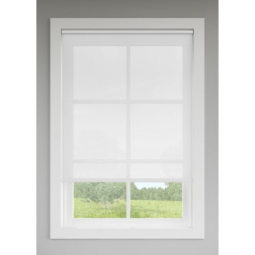 Solar Roller Shade 37"x72"- Chalk