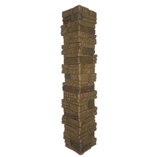 Stacked Stone Post Cover Set 6" ID x 44"