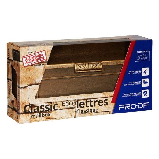 Boîte aux Lettres en Aluminium Moulé
