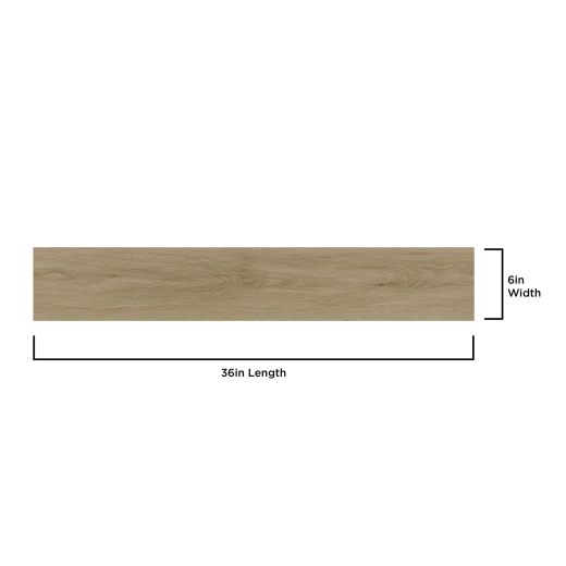 Plancher autocollant chêne naturel 6"x36" 2mm 10,5 pi²/boîte