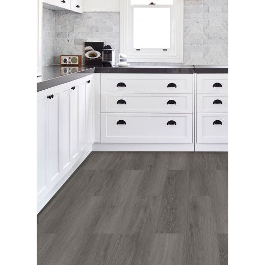 Plancher Autocollant 6"x36" 2mm Charbon 10.5 Pi²/Boîte