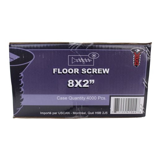 #8 x 2" Flooring Screw-1800/Pack