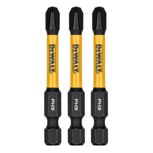 DEWALT FLEXTORQ 2.25" PHILLIPS #3 3/Pack