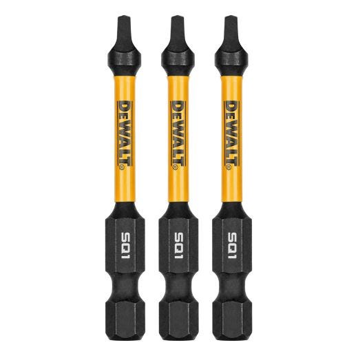 DEWALT FLEXTORQ 2.25" Square #1 3/Pack