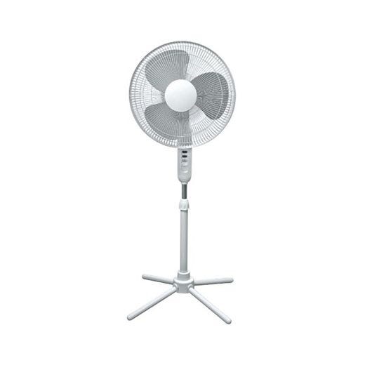 16" Oscillating Pedestal Fan White